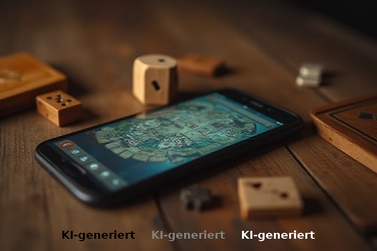 Das Smartphone auf dem Tisch - taugen Apps als Spielpartner?