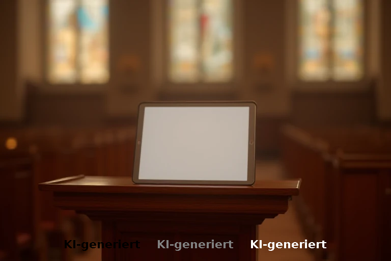 Digitale Unterstützung im Gottesdienst: Mehrheit der Geistlichen nutzt KI-Tools