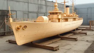DIY-Projekt: Zehnmeter-Modell der Bismarck mit pyrotechnischer Bewaffnung