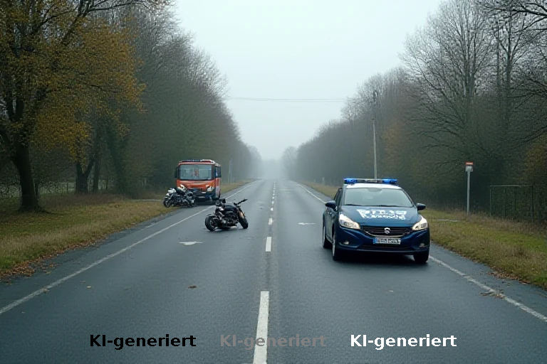 Doppelte Tragödie auf Brandenburgs Straßen: Zwei Tote bei Motorradunfällen