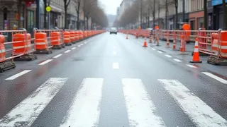 Dresdner Neustadt: Neue Querung an der Glacisstraße mit temporärer Einbahnregelung