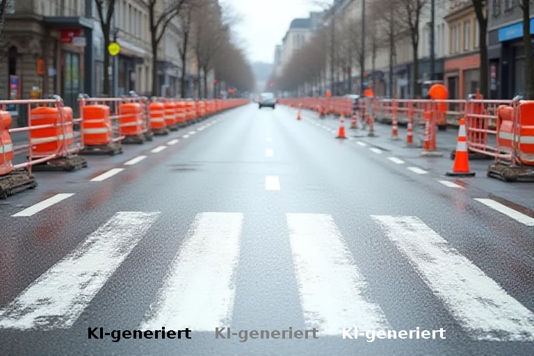 Dresdner Neustadt: Neue Querung an der Glacisstraße mit temporärer Einbahnregelung