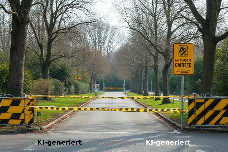 Dresdner Stadtgrün: Einjährige Sperrung von Parkbereich wegen Baumgefahr
