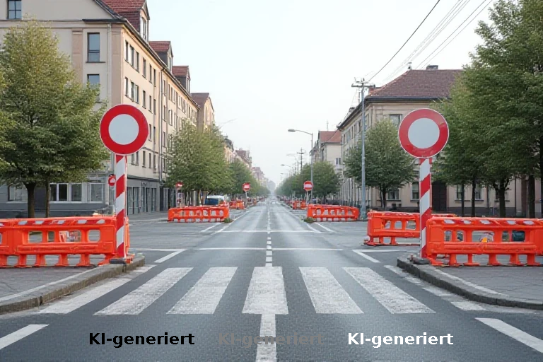 Dresdner Straßenbauprojekt: Neue Sperrungen und Umleitungen in Striesen