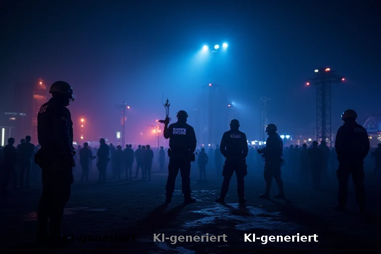 Drohnen-Einsatz bei Techno-Festival: Polizei konfisziert Ortsschilder als Mitbringsel