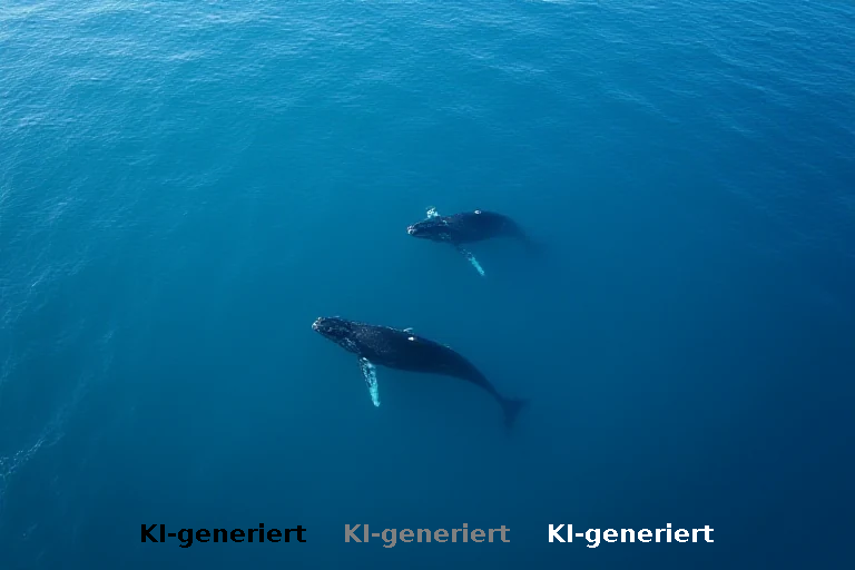 Drohnenaufnahmen dokumentieren seltene Finnwale an der Westküste Australiens