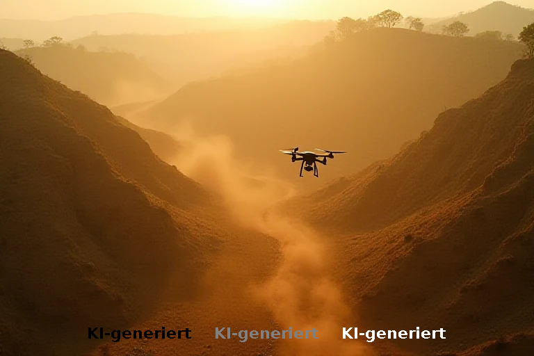 Drohnenbild am Shivagange: Unsichere Spur in der Suche nach dem vermissten Inder