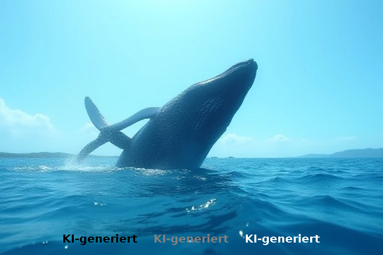 Drohnenkamera fängt seltene Geburt eines Buckelwals an der australischen Küste ein