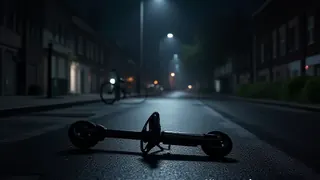 E-Scooter-Fahrer flieht nach nächtlichem Zusammenstoß mit Radfahrer