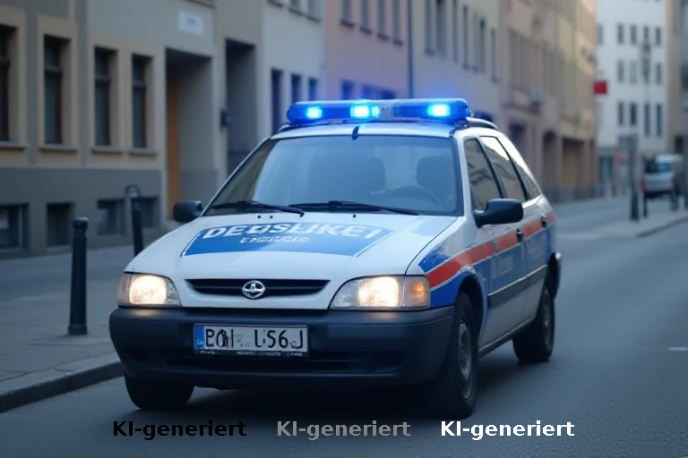 Eningen unter Achalm: Großrazzia nach Schusswaffeneinsatz auf Fahrzeug