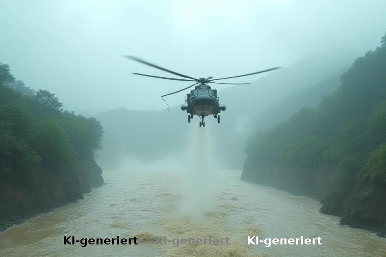 Evakuierungskrise in Nepal: Hubschrauber als letzte Rettung nach Flutkatastrophe