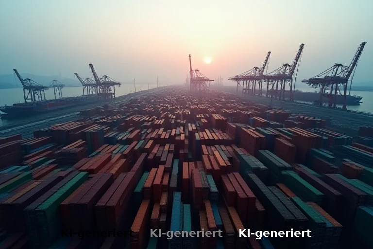 Exportboom stützt Chinas BIP-Wachstum am unteren Zielrand