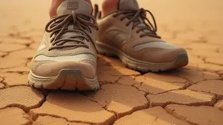 Extremläufer inszeniert Pausen mit fingiertem Schuhproblem