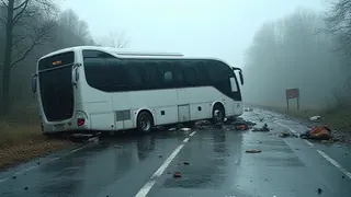 Fahrt zur Wiesn endet tödlich: Reisebus kippt auf A96 um
