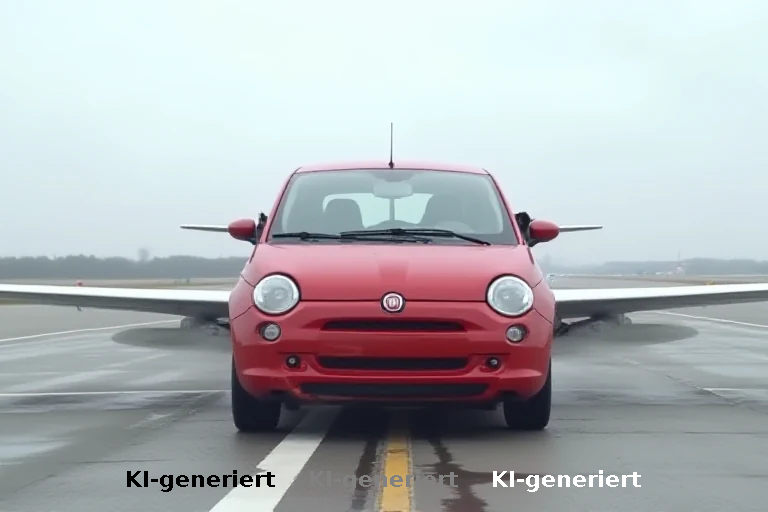 Fatale Missachtung: Fiat Panda rammt Privatjet auf Mailänder Flughafen