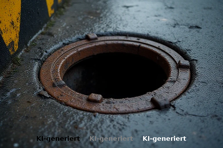 Fehlende Wartung: Öffnung von Kanaldeckeln führt zu Sturzgefahr