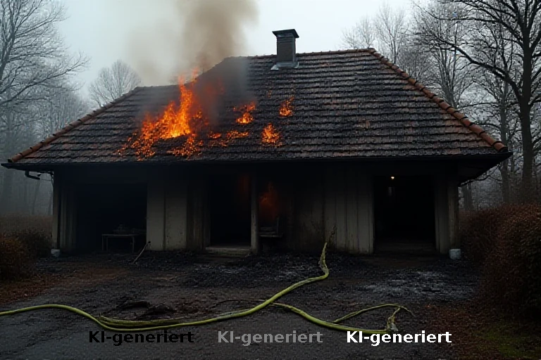 Fehlentscheidung bei Dachstuhlbrand: Amateurversuch verschärzt Lage in Pinneberg