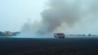Feldbrand in Katalonien: Traktorfeuer gelöscht, Wohngebiet verschont