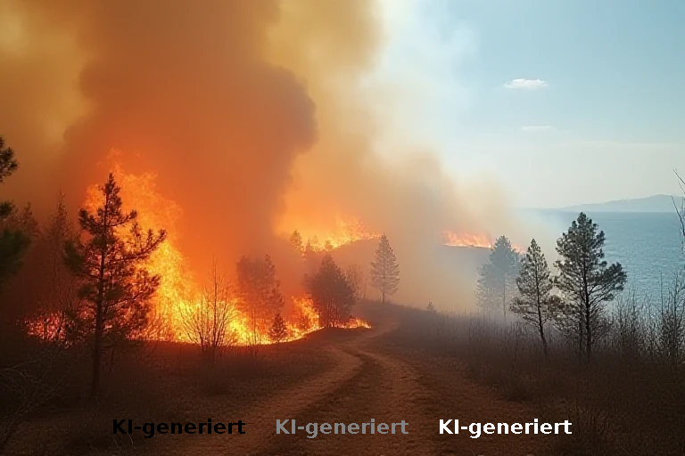 Feuer auf Paros: Evakuierung und Kontrollverlust trotz scheinbarer Beruhigung