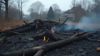 Feueralarm in Neubrandenburg: Zerstörte Hütte und gefährdete Nachbarn