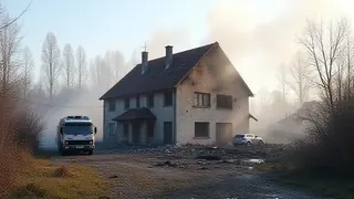 Feueralarm in Nortorf: Familie überlebt, Haus zerstört