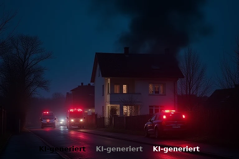 Feueralarm in Volksdorf: Dachstuhl eines Einfamilienhauses vollständig zerstört