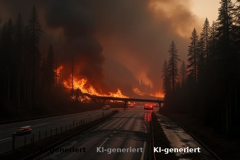 Feuerkatastrophe im Schwarzwald: Evakuierung und Infrastrukturkollaps