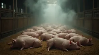 Feuerkatastrophe in Bayern: Tausende Schweine und Millionen Futter sterben