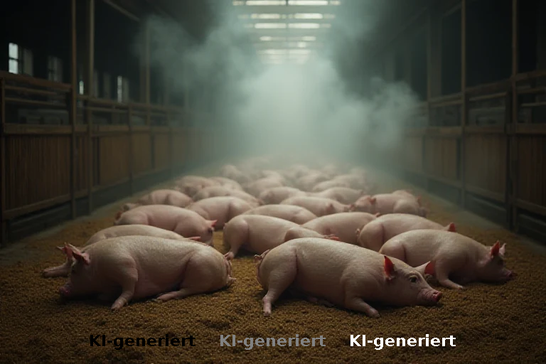Feuerkatastrophe in Bayern: Tausende Schweine und Millionen Futter sterben