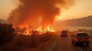Feuersturm auf Paros: Evakuierung und mediale Inszenierung der Katastrophe