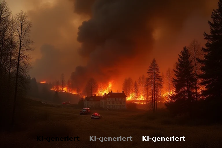 Feuersturm in Nordrhein-Westfalen: Evakuierung und historische Kriegslast behindern Löscharbeiten