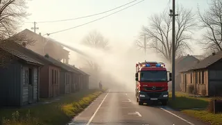 Feuerwehreinsatz in Bergkamen: Gartenlauben und Infrastruktur im Visier