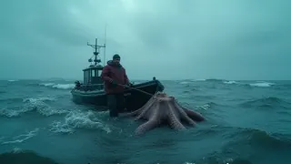 Fischer besiegt hartnäckigen Oktopus in dramatischer Rettung auf See