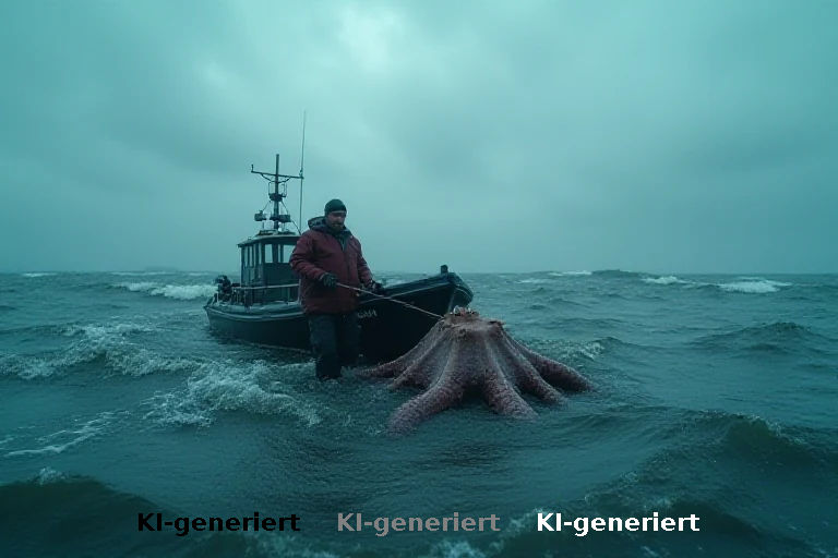 Fischer besiegt hartnäckigen Oktopus in dramatischer Rettung auf See