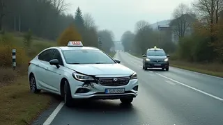 Flucht vor der Verantwortung: Unfallverursacher lässt Taxi in Bayern zurück