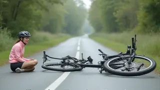 Flucht vor Verantwortung: Radfahrerin stürzt wegen Fußgängern auf Radweg