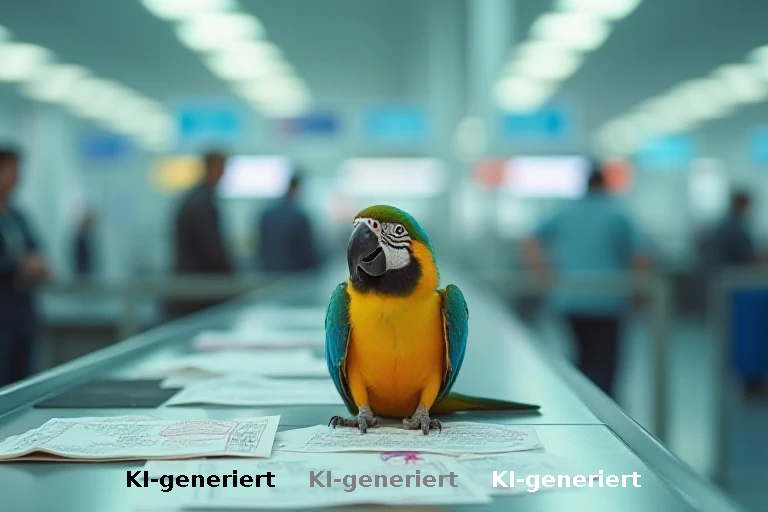 Flughafen-Desaster: Papagei als Opfer von Bürokratie und Gleichgültigkeit