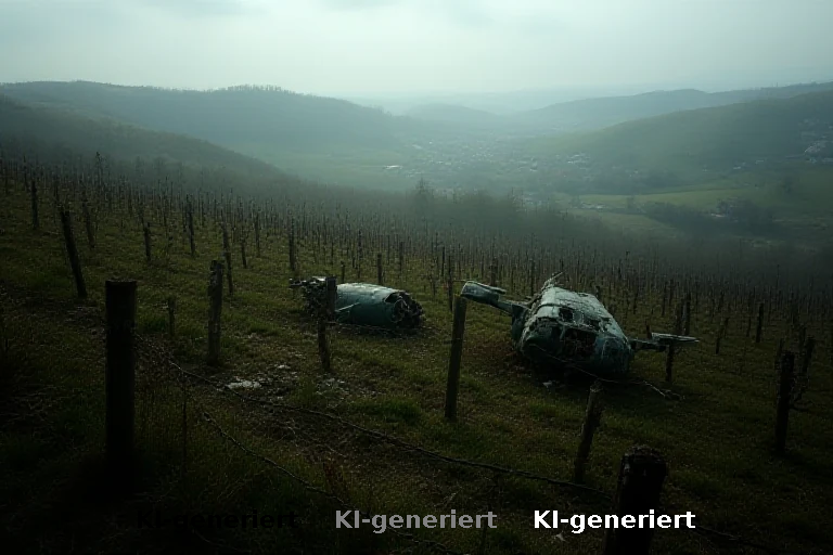 Flugzeugabsturz im Weinberg: Zwei Todesopfer im Landkreis Heilbronn