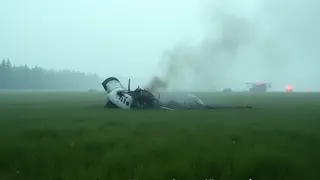 Flugzeugabsturz in Niedersachsen: Tragödie ohne größere Katastrophe