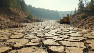 Flussengpass bedroht Bauwirtschaft: Niedrigwasser treibt Preise und verzögert Projekte