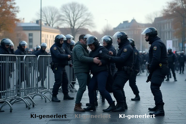 Free the Ulm 5 : Eskalation und Festnahmen bei Solidaritätsprotest in Stuttgart