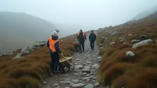 Freiwilligenarbeit in den schottischen Highlands: Wege reparieren und die Natur schützen