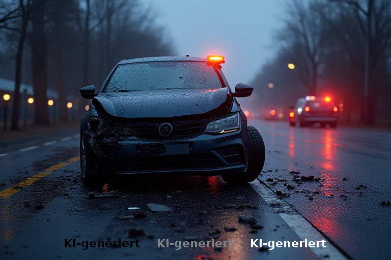 Frontaler Zusammenstoß in Nordhausen: Fünf Verletzte bei schwerem Verkehrsunfall