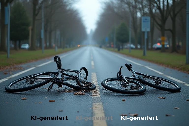 Frontalkollision auf Günzburger Radweg: Unfallursache bleibt unklar