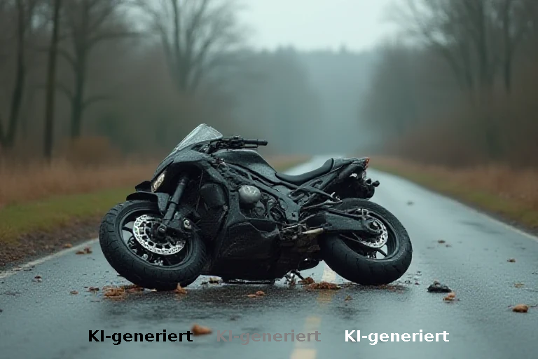 Frontalkollision bei Gernsbach: Motorradfahrer schwer verletzt, Ursache unklar