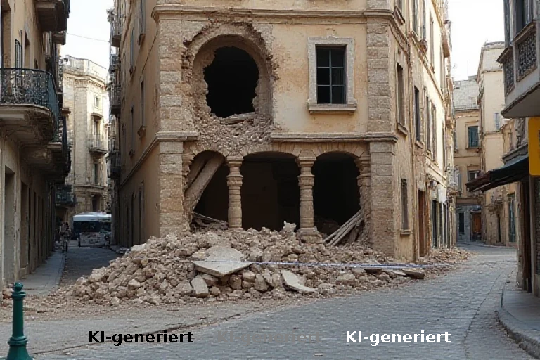 Gasexplosion in Athener Altstadt: Sechs Menschen nach Gebäudeeinsturz vermisst