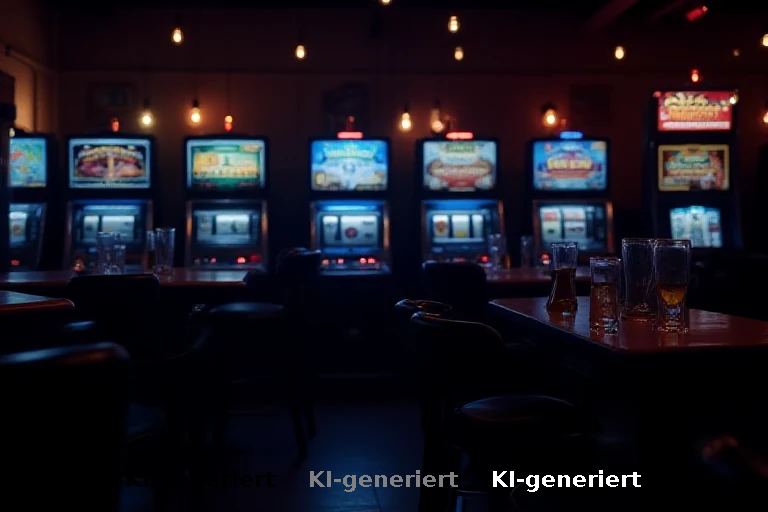 Gaststätten als neue Hochburgen der Geldspielautomaten: Studie offenbart wachsende Suchtgefahr bei gleichzeitiger Alkoholversorgung