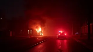 Geheimnisvolles Feuer in Heimfeld: Polizei und Feuerwehr im Einsatz