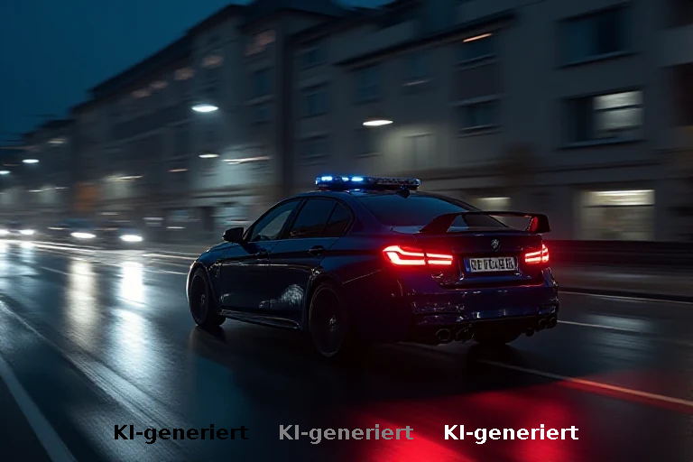 Geplanter Raub in Leipzig: Täter flieht mit schwarzem Fahrzeug