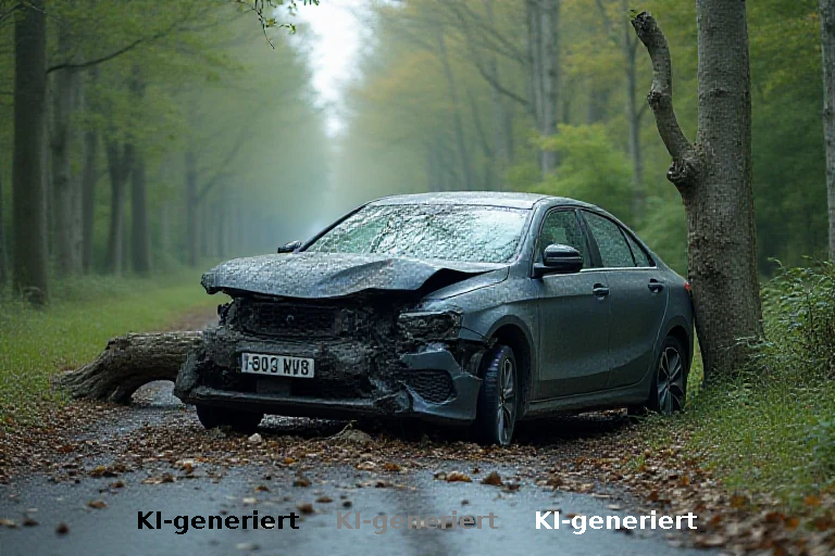 Gerichtsurteil: Mutter fährt mit Kindern gegen Baum